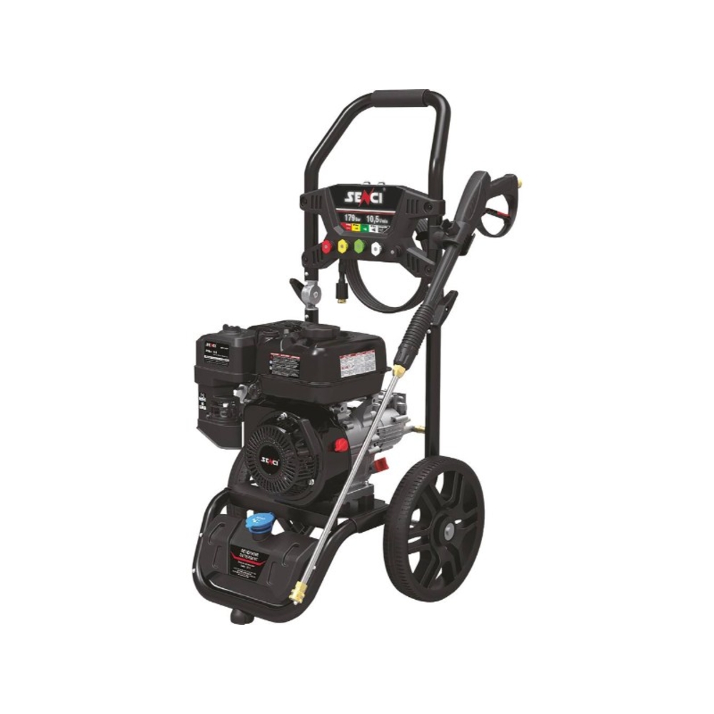Nettoyeur hp eau froide moteur thermique ohv 627 l/h 220 bar avec flexible 7,5m SENCI - 64824