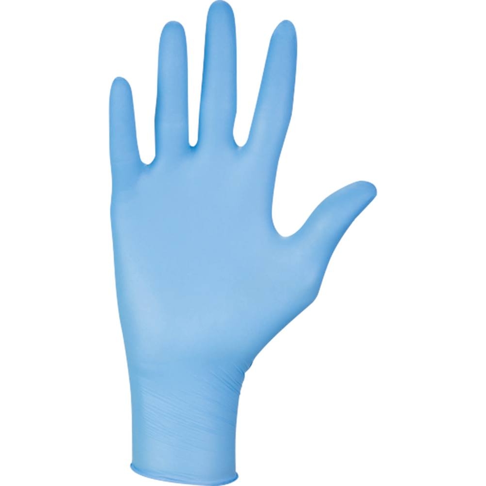 BOITE 100 GANTS AMBIDEXTRES NITRILE BLEU NON POUDRE 3,5G TAILLE M - MERCATOR - 65020
