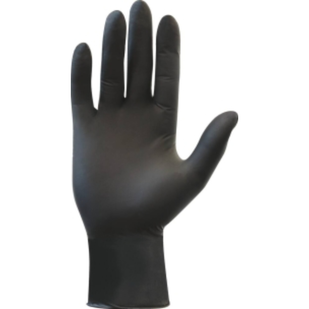 BOITE DE 100 GANTS NITRILE JETABLE BIODEGRADABLE NOIR XL 240MM 0,10MM - SHOWA - 65026