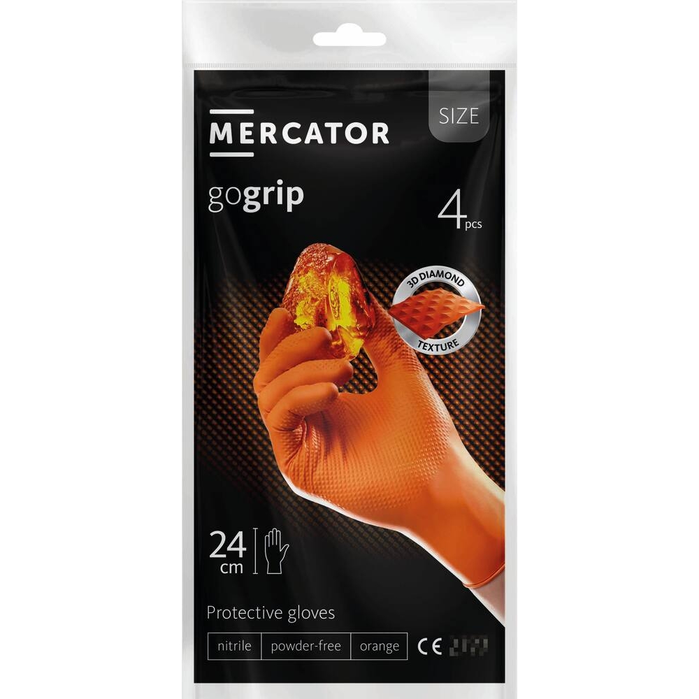 SACHET 4 GANTS NITRILE MERCATOR - M - MERCATOR - 65173