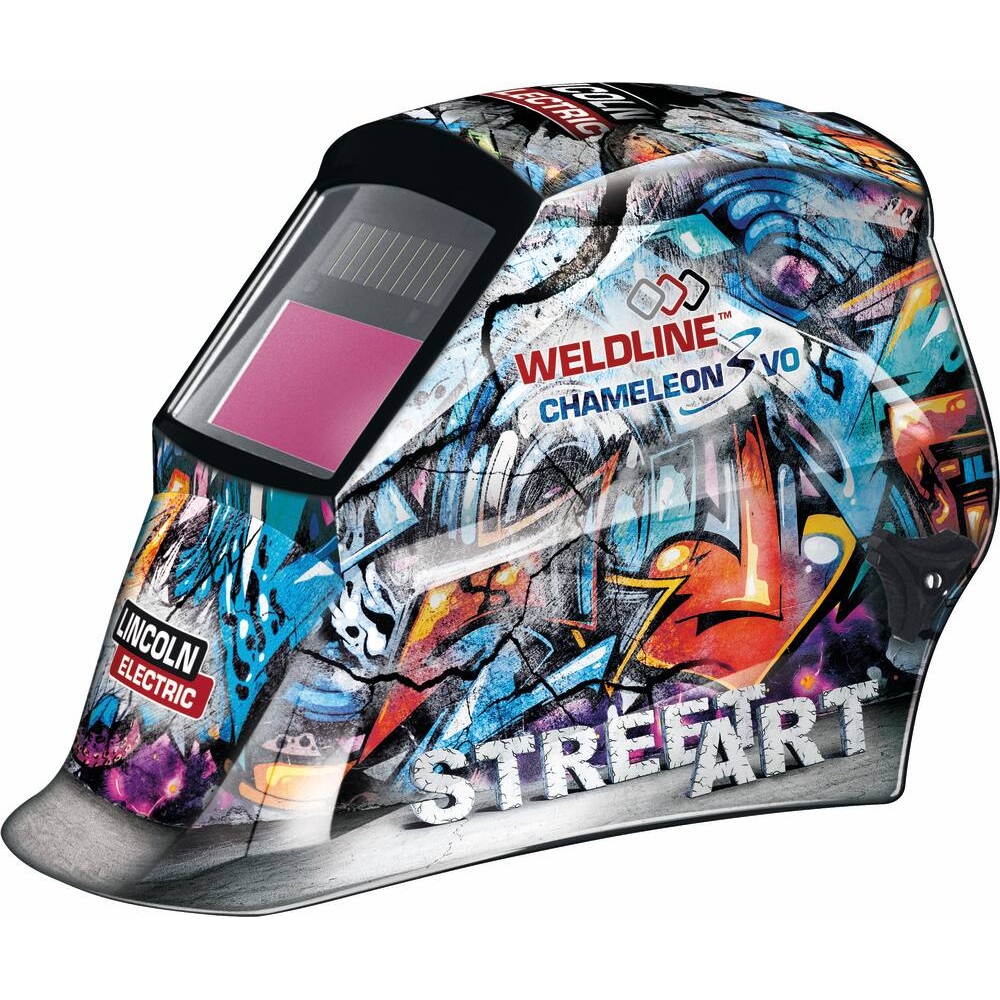 Cagoule de soudage automatique 9/13 vision 98x44mm - design StreetArt WELDLINE - 65302