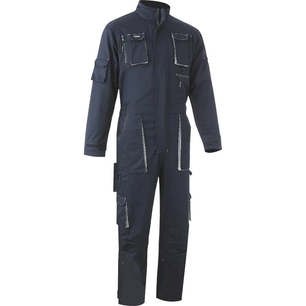 Combinaison de travail marine/gris 1 zip taille L - 65502