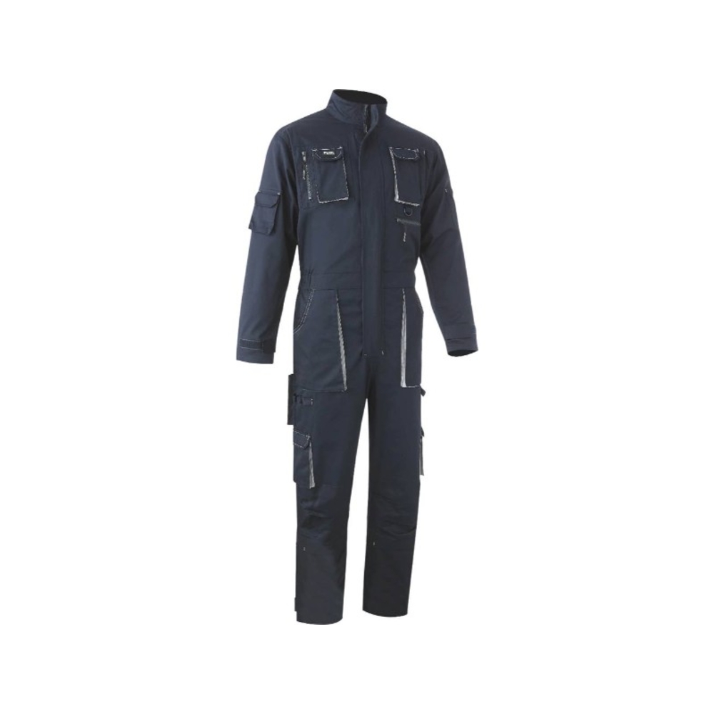 Combinaison de travail 1 zip - marine/gris - 65503