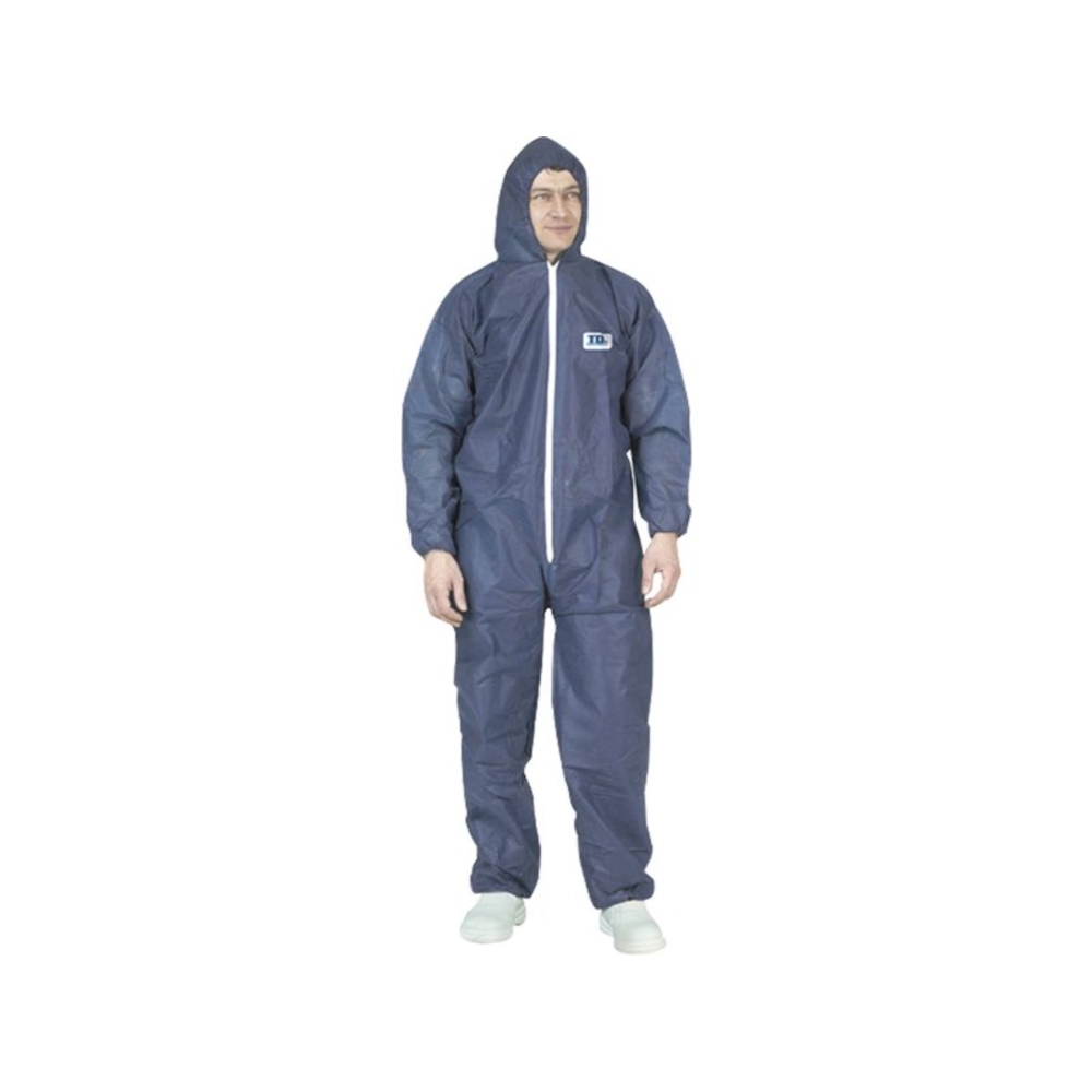 COMBINAISON DE PROTECTION JETABLE SPP AVEC CAPUCHE 50G/M² BLEU XL -  - 65511