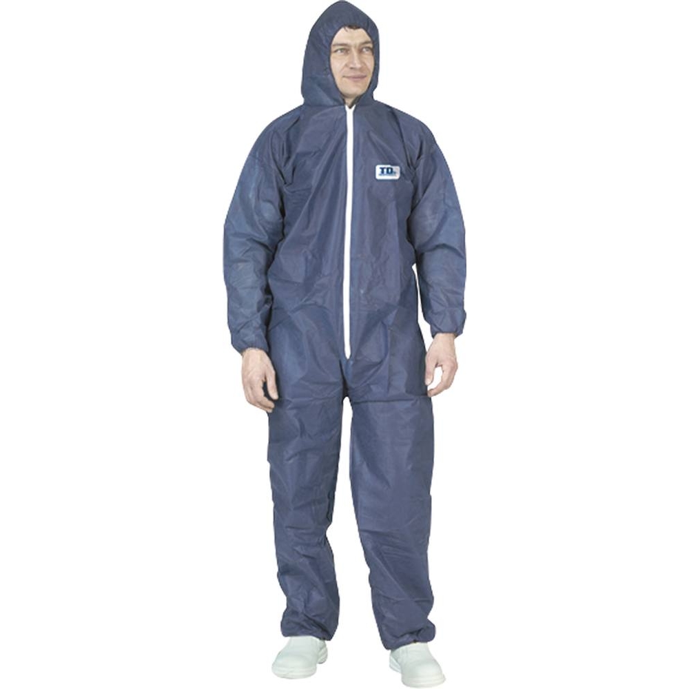 Combinaison de protection jetable SPP avec capuche 50 g/m² bleu XL - 65511