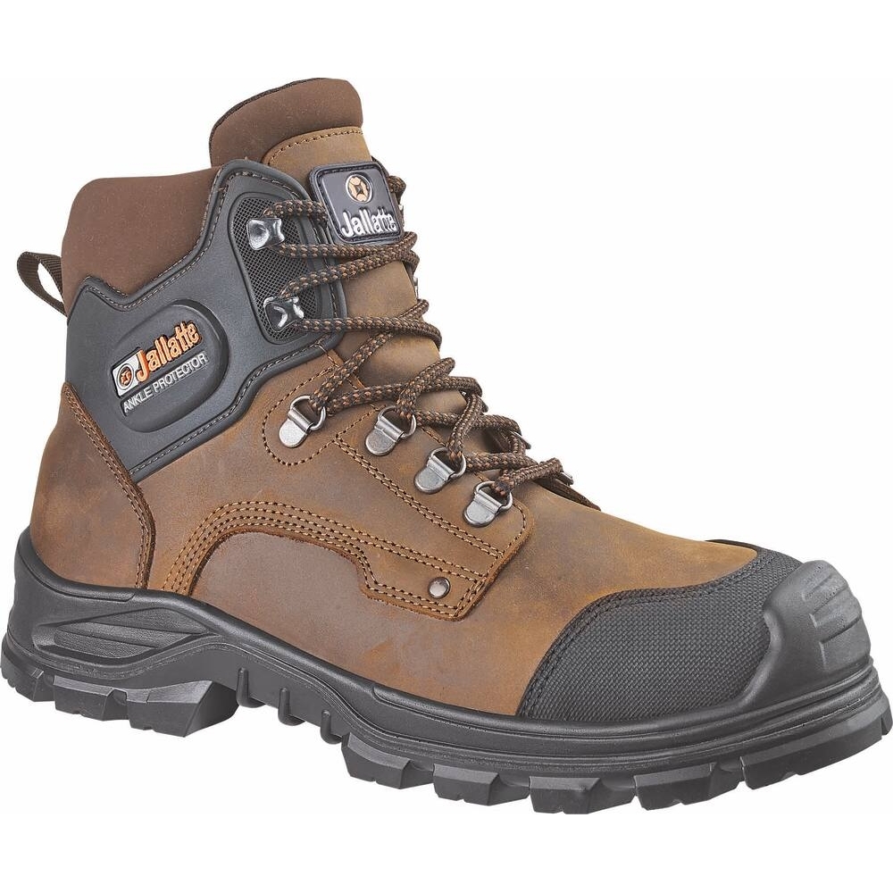 Chaussures de sécurité Jalfir marrons haute S3 SRC - JALLATTE