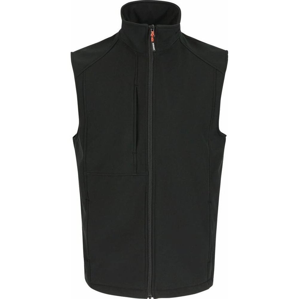 GILET SANS MANCHE RESPIRANT SOFTSHELL NOIR  - HEROCK