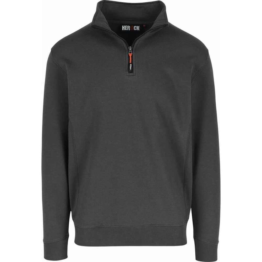 SWEAT COL CAMIONNEUR GRIS ANTHRACITE  - HEROCK