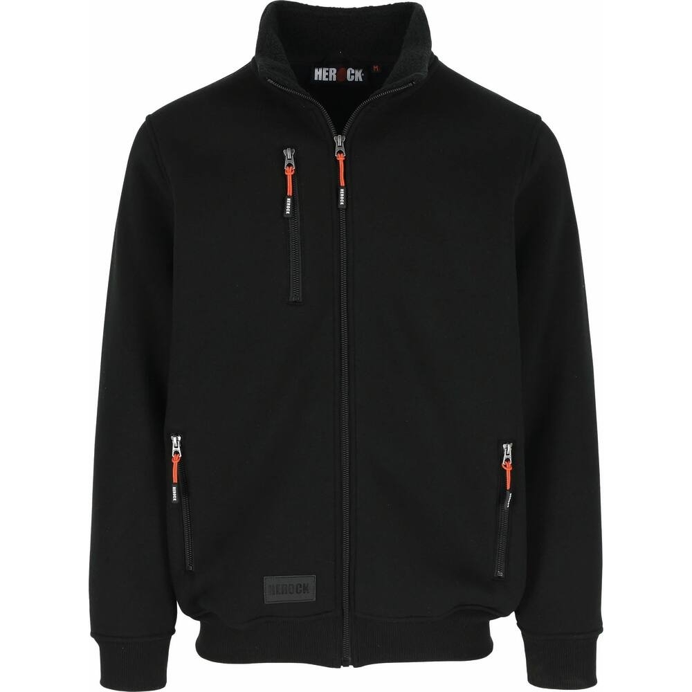 Sweat zippé noir - HEROCK