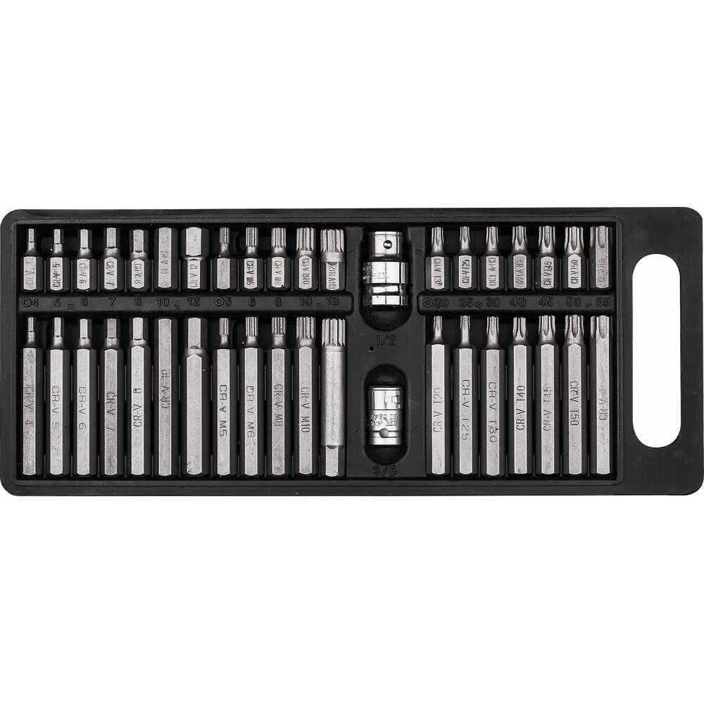 Embout hexagonal 10mm XZN/hexagonal/Torx avec 2 douilles 1/2