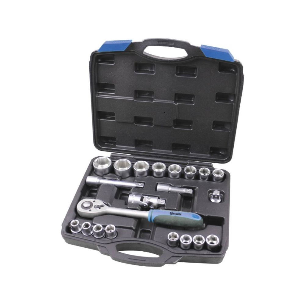 COFFRET DE 21 PCS - DOUILLES 1/2