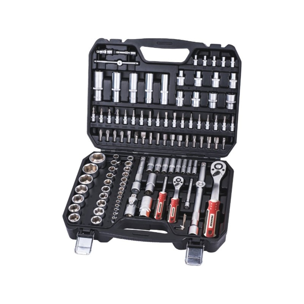 Coffret de 110 pcs douilles 1/4' et 1/2' DRAKKAR TOOLS - 67685