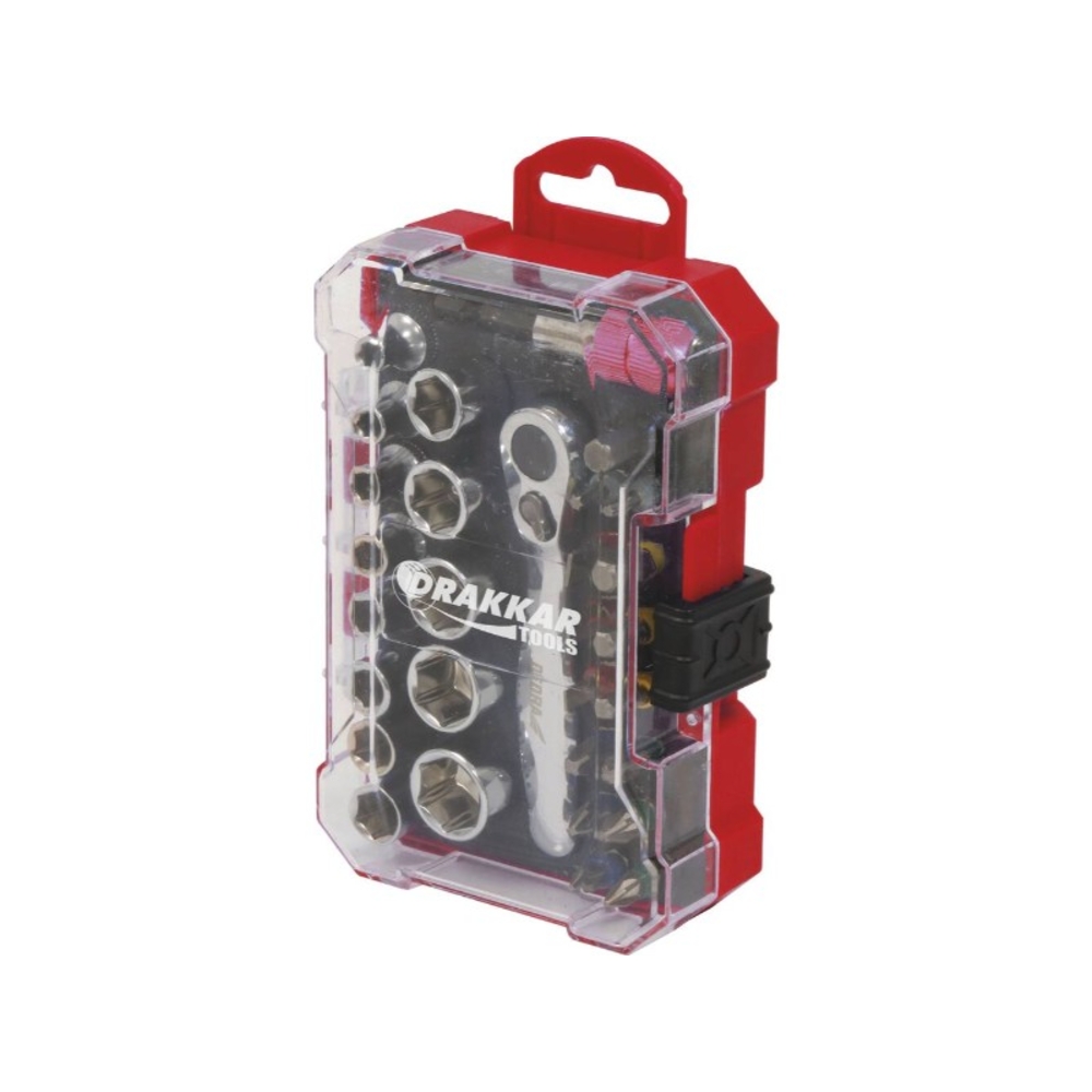 Coffret de douilles 1/4' DRAKKAR TOOLS - 68144