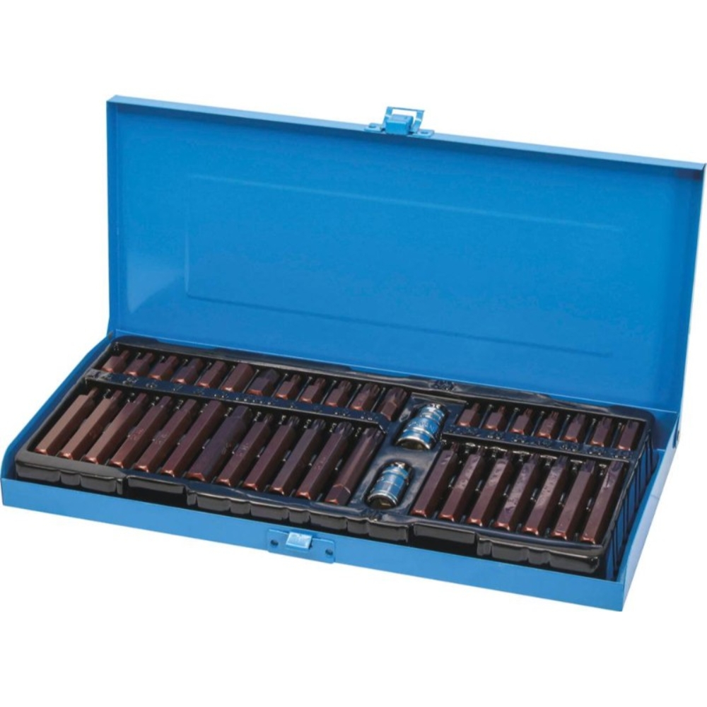 COFFRET DE 40 EMBOUTS DE VISSAGE HEX - TORX - 12 PANS XZN - STILKER - 68150