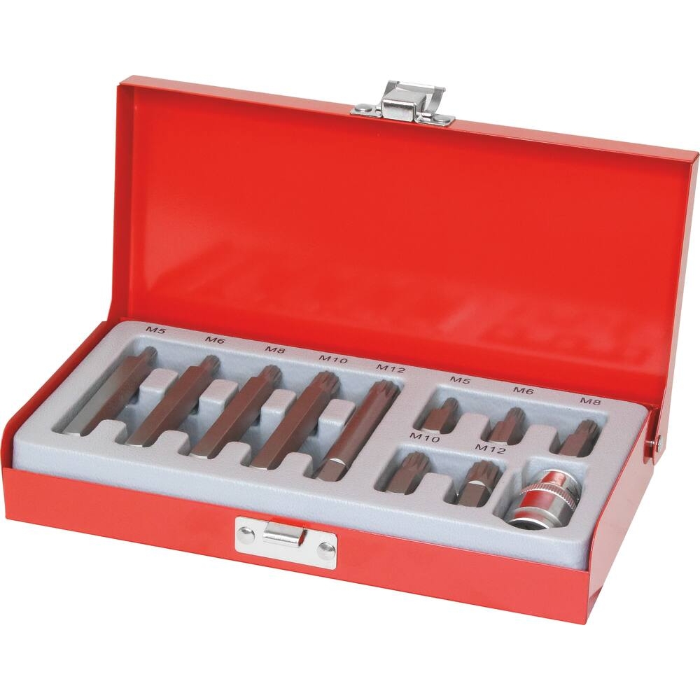 Embout hexagonal 10mm XZN de M5 à M12 avec douille porte embout 1/2