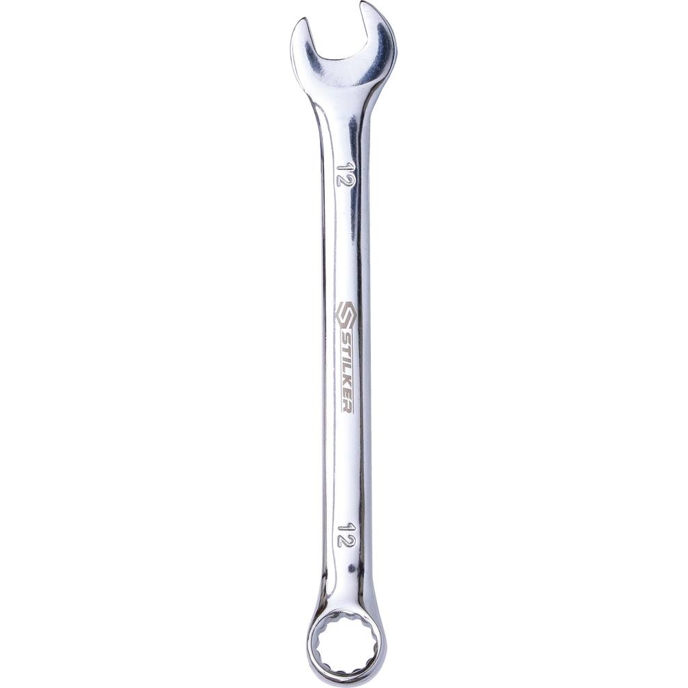 Clé mixte de 12mm full polish - carte STILKER - 68606