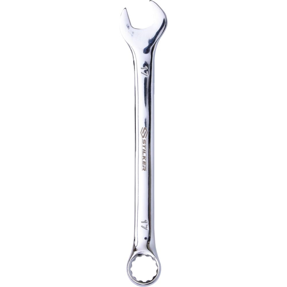 Clé mixte de 17mm full polish - carte STILKER - 68611