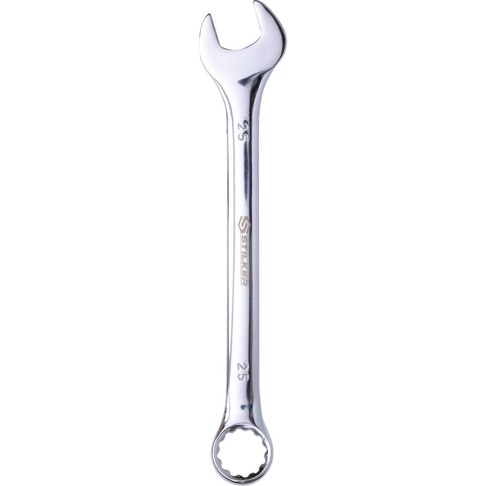 Clé mixte de 25mm full polish - carte STILKER - 68619