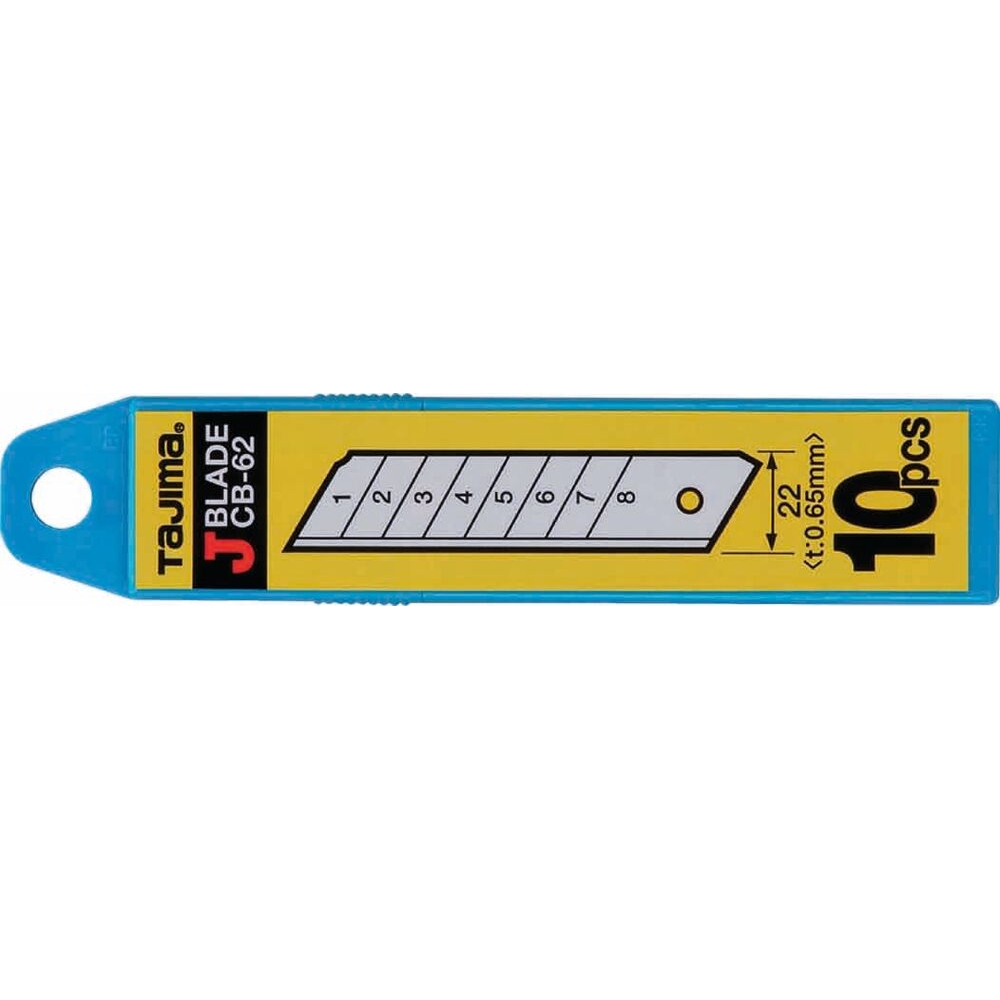Lames sécables renforcées de 22mm - boîte de 10pcs TAJIMA - 68874