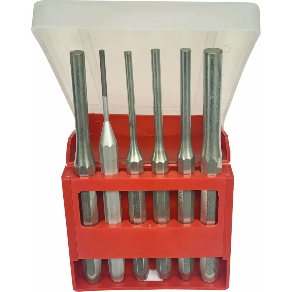 Chasse-goupilles 3-4-5-6-8-10mm - boîte plastique de 6pièces - DRAKKAR TOOLS - 68903