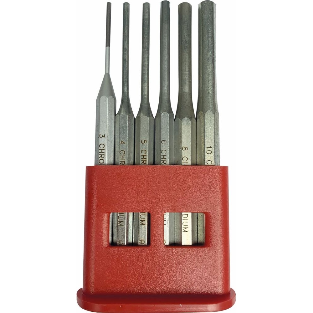 Chasse-goupilles 3-4-5-6-8-10mm - présentoir de 6pièces - DRAKKAR TOOLS - 68904