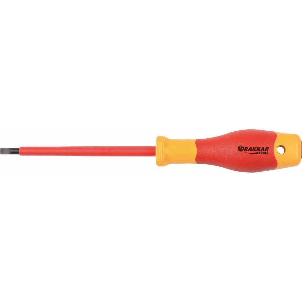 Tournevis plat 5,5x125mm isolé 1000V - DRAKKAR TOOLS - 69754