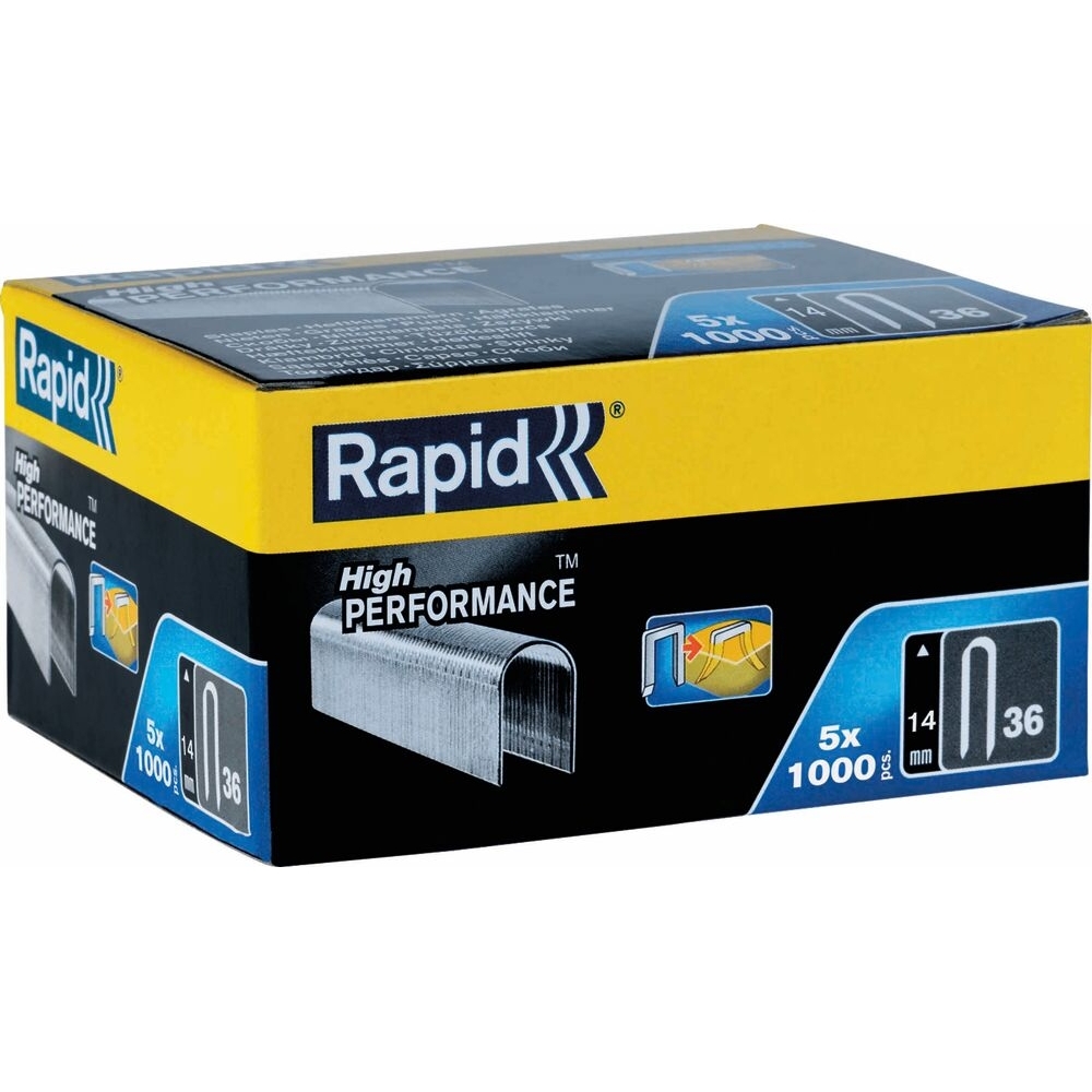 Cavaliers Galva DP 36/14mm - boîte de 5000 pièces - RAPID - 70735