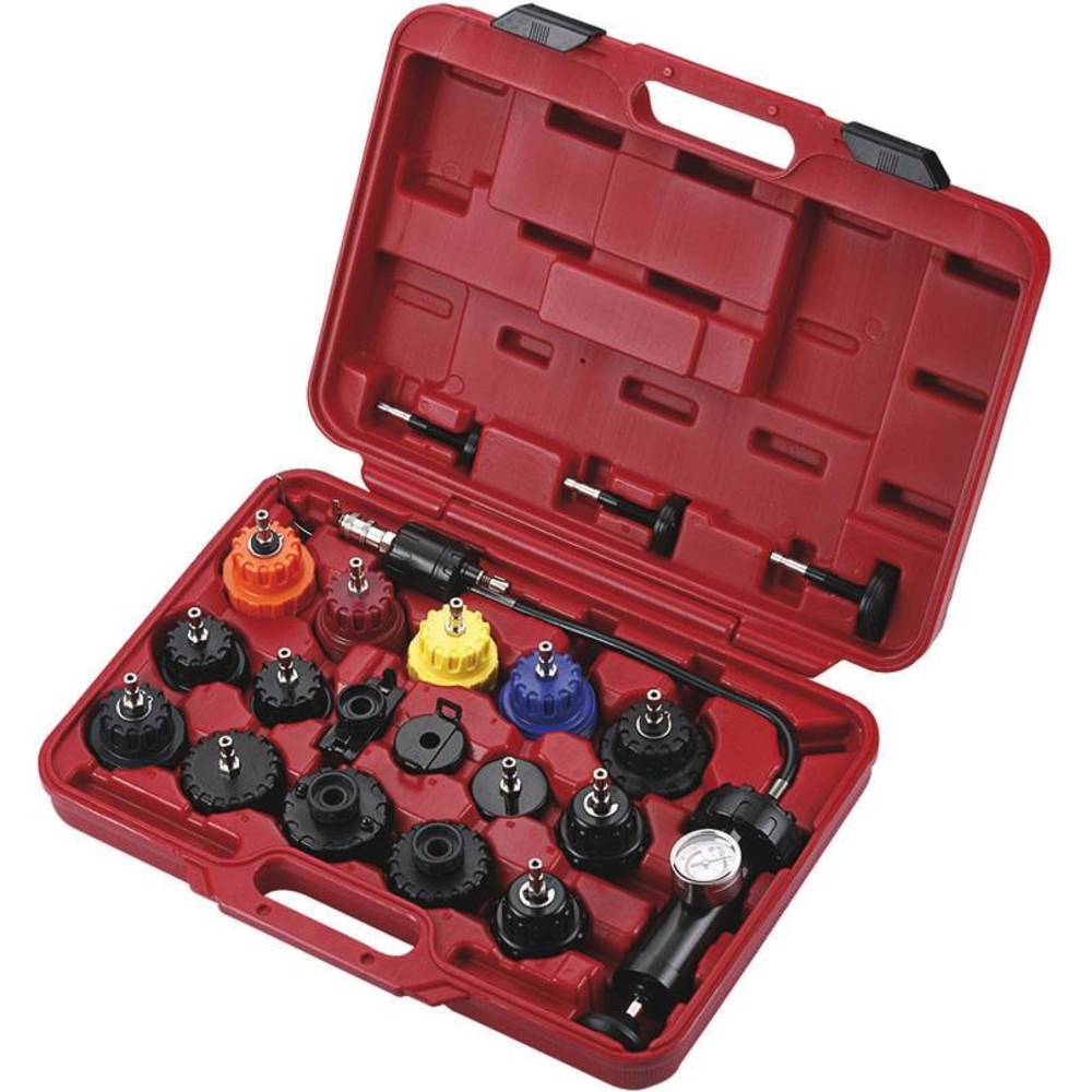 Testeur de système de refroidissement- coffret de 21 pcs DRAKKAR - 71050