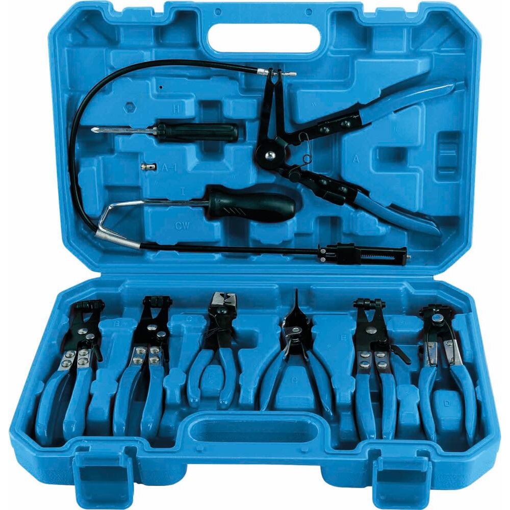 Pinces à collier de serrage - coffret de 9 pcs STILKER - 71054
