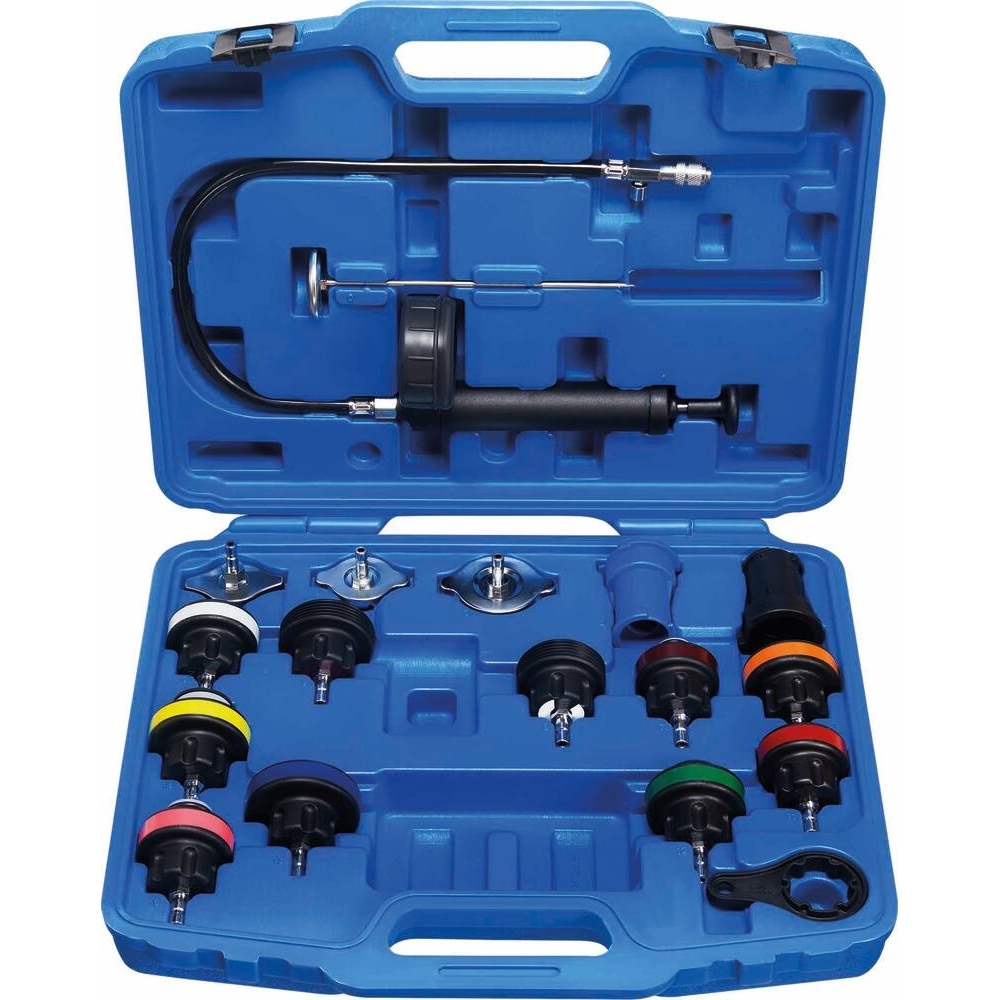 TESTEUR CIRCUIT DE REFROIDISSEMENT - COFFRET DE 18 PCS - STILKER - 71056