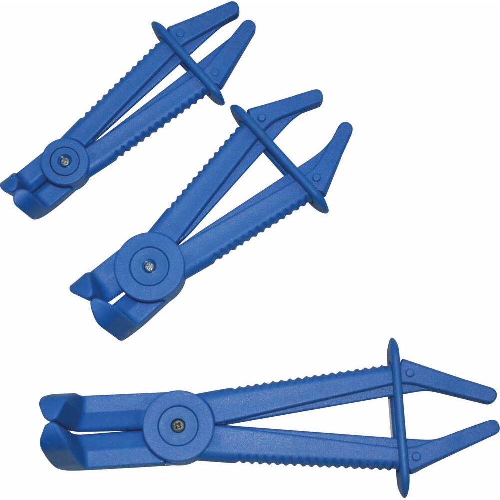 Pinces à durites coudées - jeu de 3 pcs STILKER - 71059