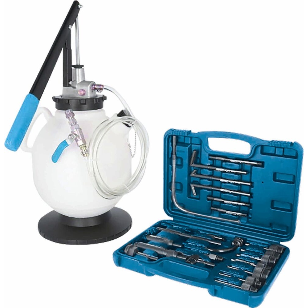 Réservoir pour remplissage d'huile de transmission avec adaptateur 7,5L STILKER - 71106