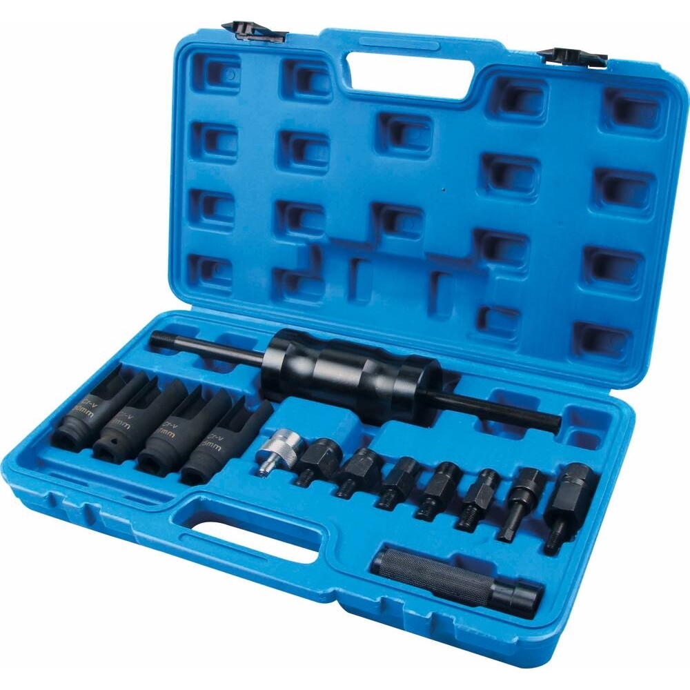 EXTRACTEUR D'INJECTEUR À INERTIE - COFFRET DE 14 PCS - STILKER - 71236