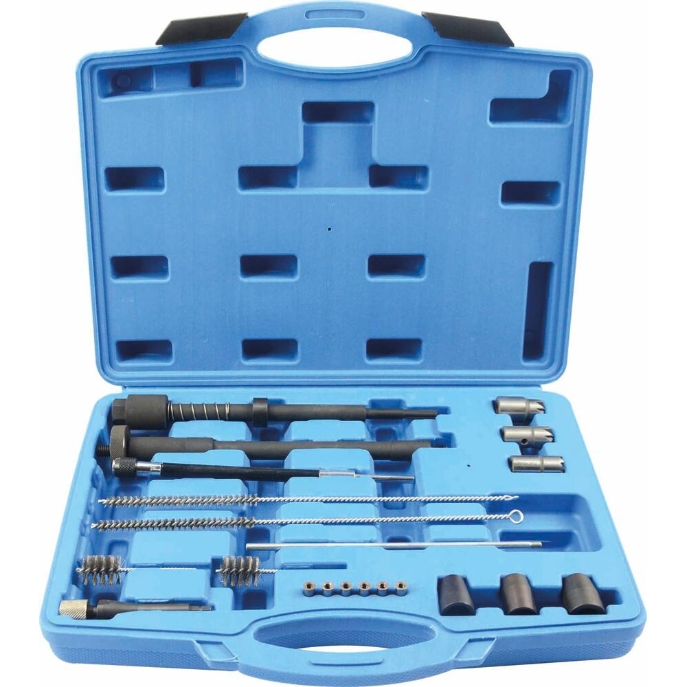 KIT NETTOYAGE SIÈGES INJECTEURS - COFFRET DE 14 PCS - STILKER - 71238