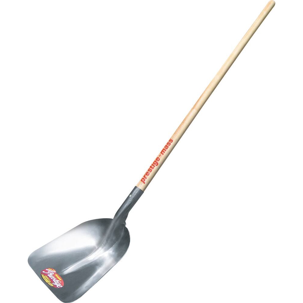 Pelle à grain/à neige en aluminium 2,5mm 340mm avec manche 1,2m MASS - 71361