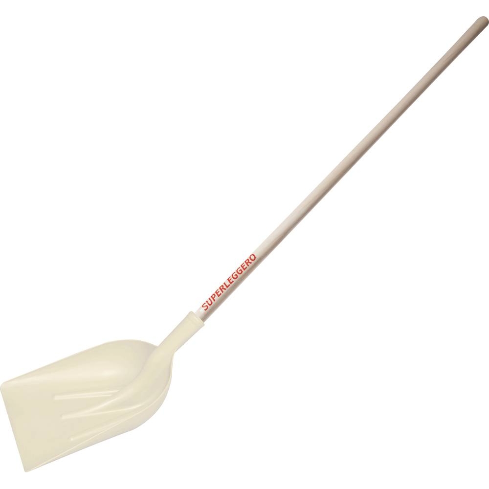 Pelle à grain/à neige ABS blanche 340mm avec manche 1,2m MASS - 71370