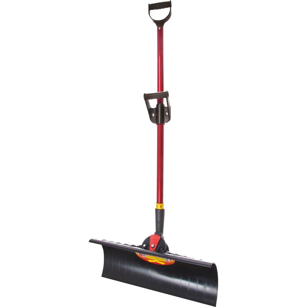 Poussoir à neige alumium 600x250mm avec manche orientable et 2 poignées MASS - 71380