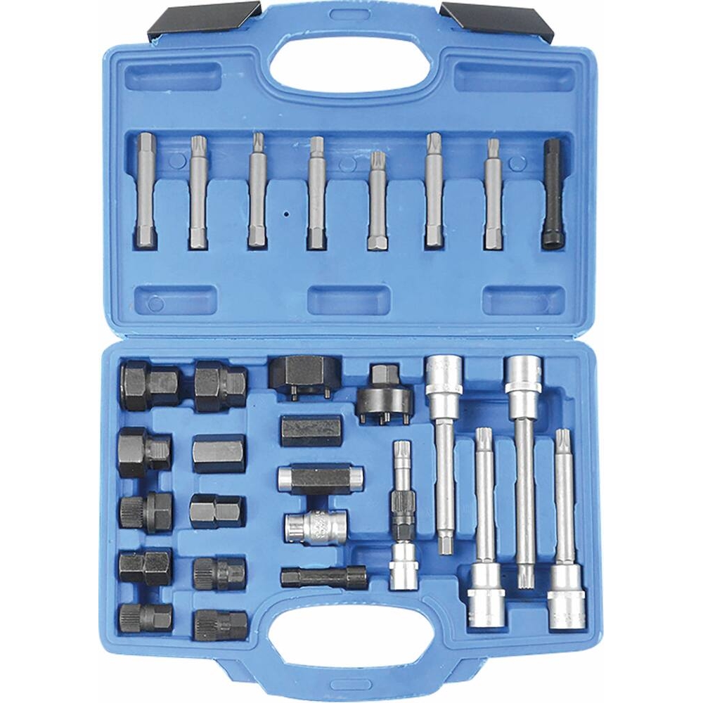 Outil de démontage poulies d'alternateurs débrayables - Coffret de 30 pcs STILKER - 71701