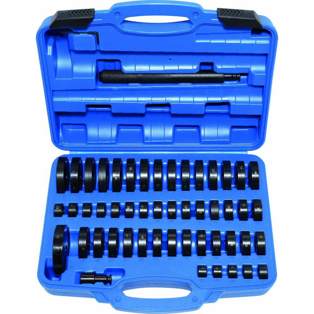 Coupelles démontage/montage roulements joints SPI - coffret de 52 pcs STILKER - 71906