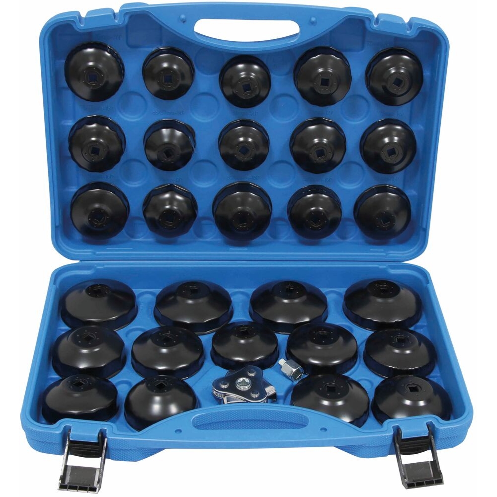 Cloches acier pour filtres à huile - coffret de 30 pcs STILKER - 71940