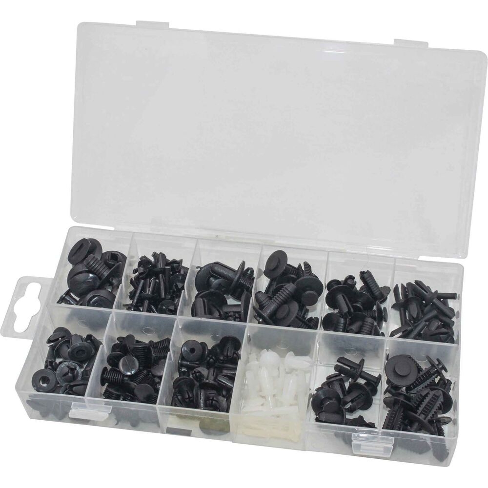 Clips de fixation en PVC - Mercedes - coffret de 151 pcs STILKER - 72028