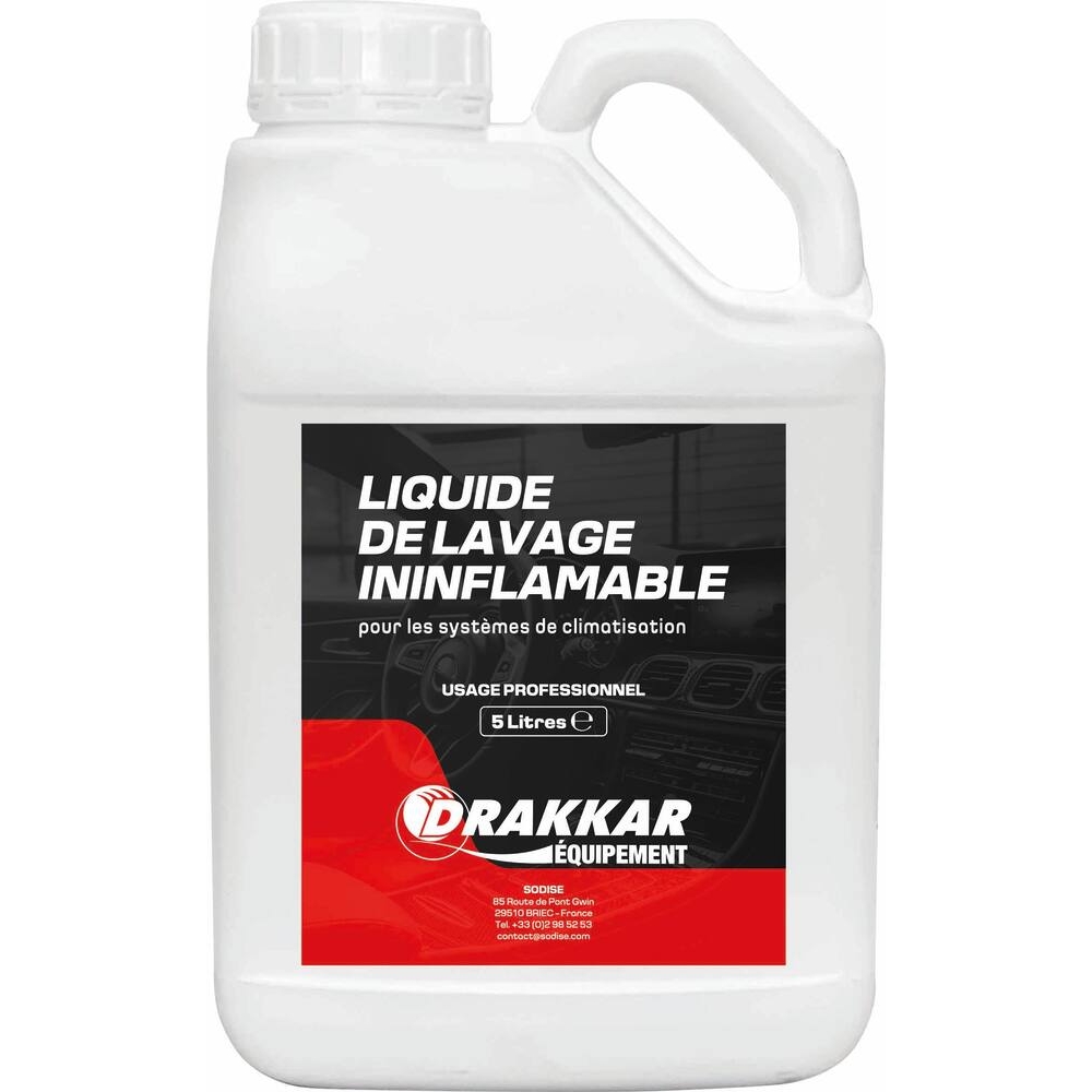 Liquide ininflammable pour le lavage de climatisation - Bidon de 5L DRAKKAR - 72161