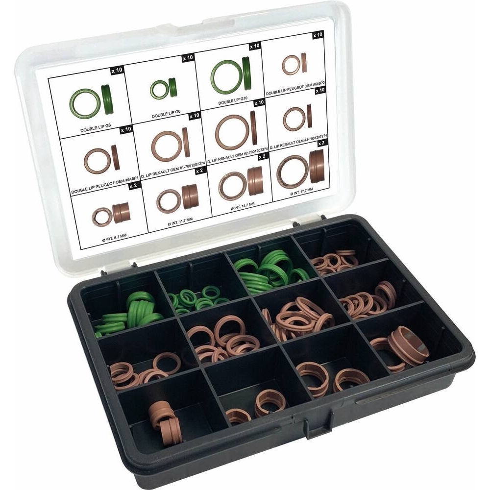 Assortiment de joints spéciaux - mallette de 88 pièces - DRAKKAR EQUIPEMENT - 72191