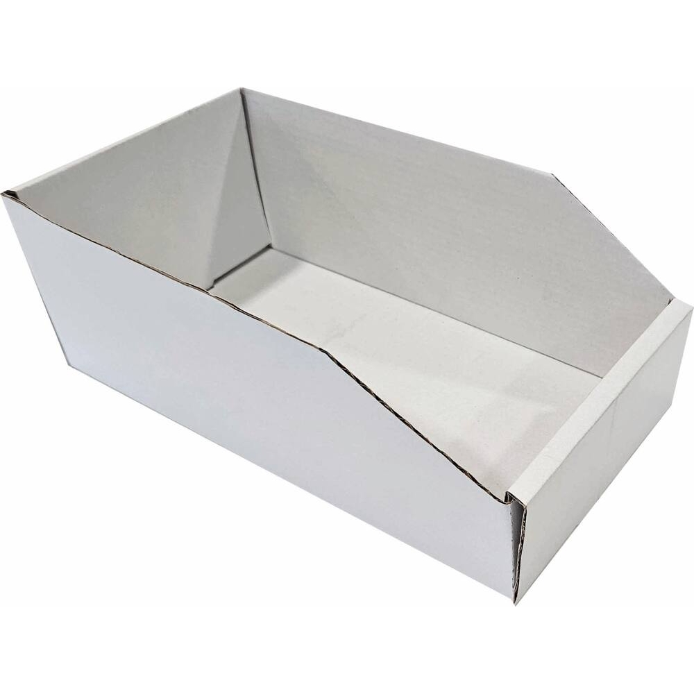 Boîte à bec en carton blanc 280x50x110mm - lot de 50 pcs - 72301