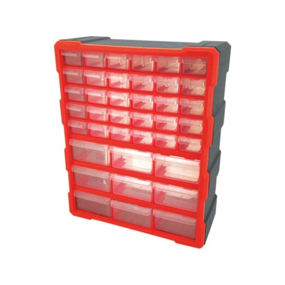 Armoire de rangement plastique 39 tiroirs 380x160x470mm DRAKKAR EQUIPEMENT - 72557