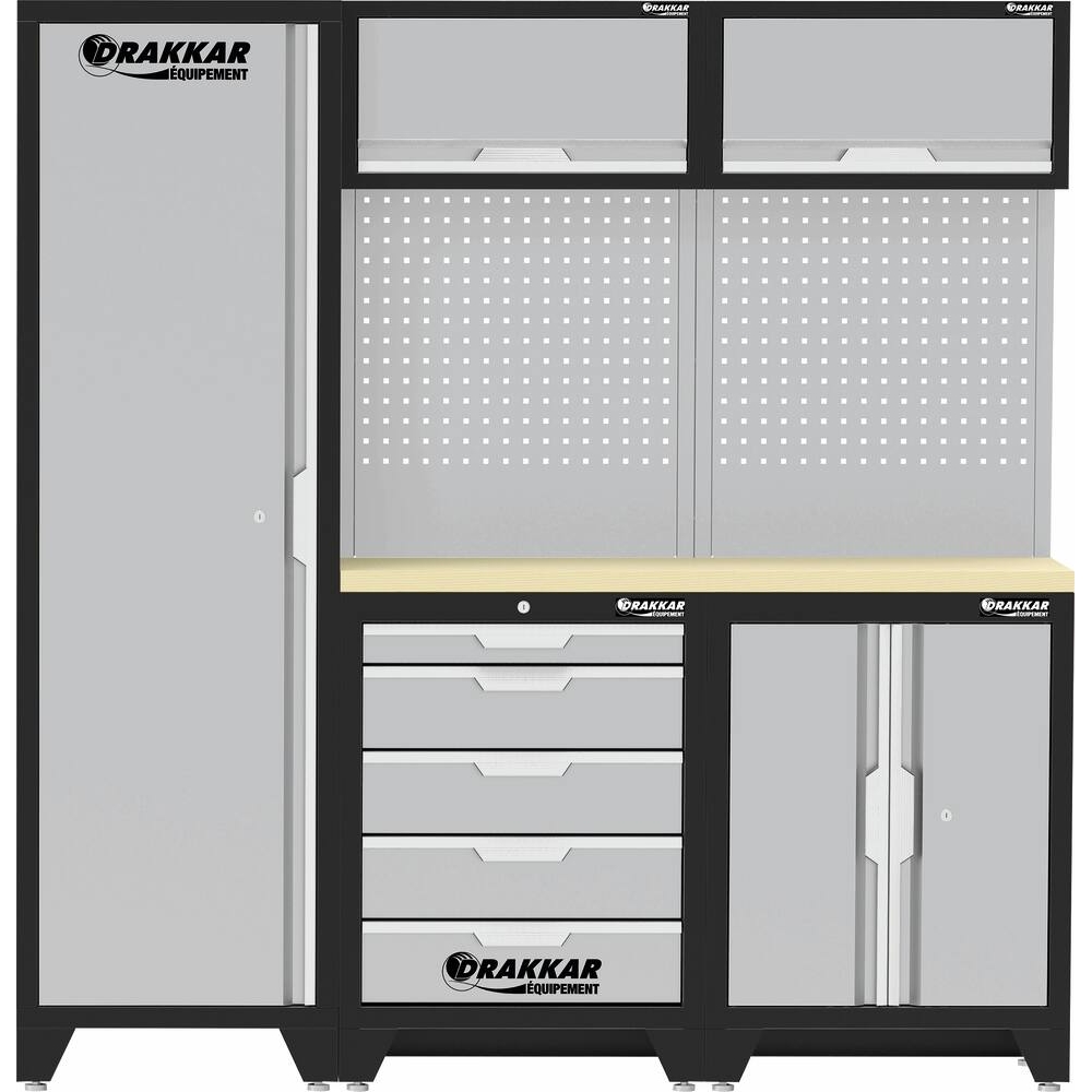 Mobilier d'atelier 3 éléments hêtre DRAKKAR - 72580