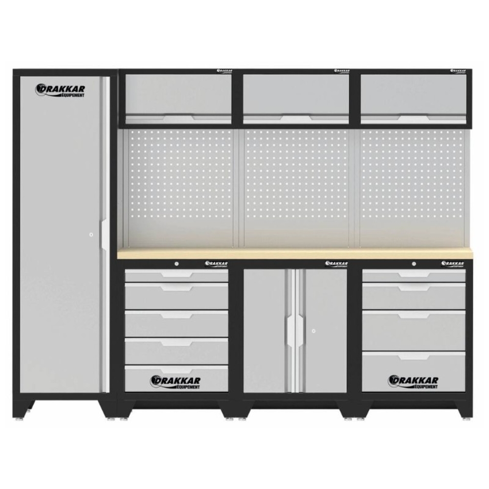 MOBILIER D'ATELIER 4 ELEMENTS HETRE - DRAKKAR - 72581