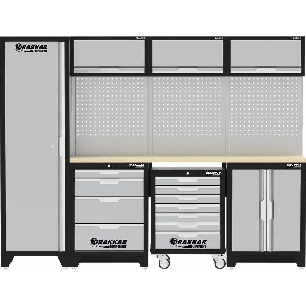 Mobilier d'atelier 4 éléments servante hêtre DRAKKAR - 72587