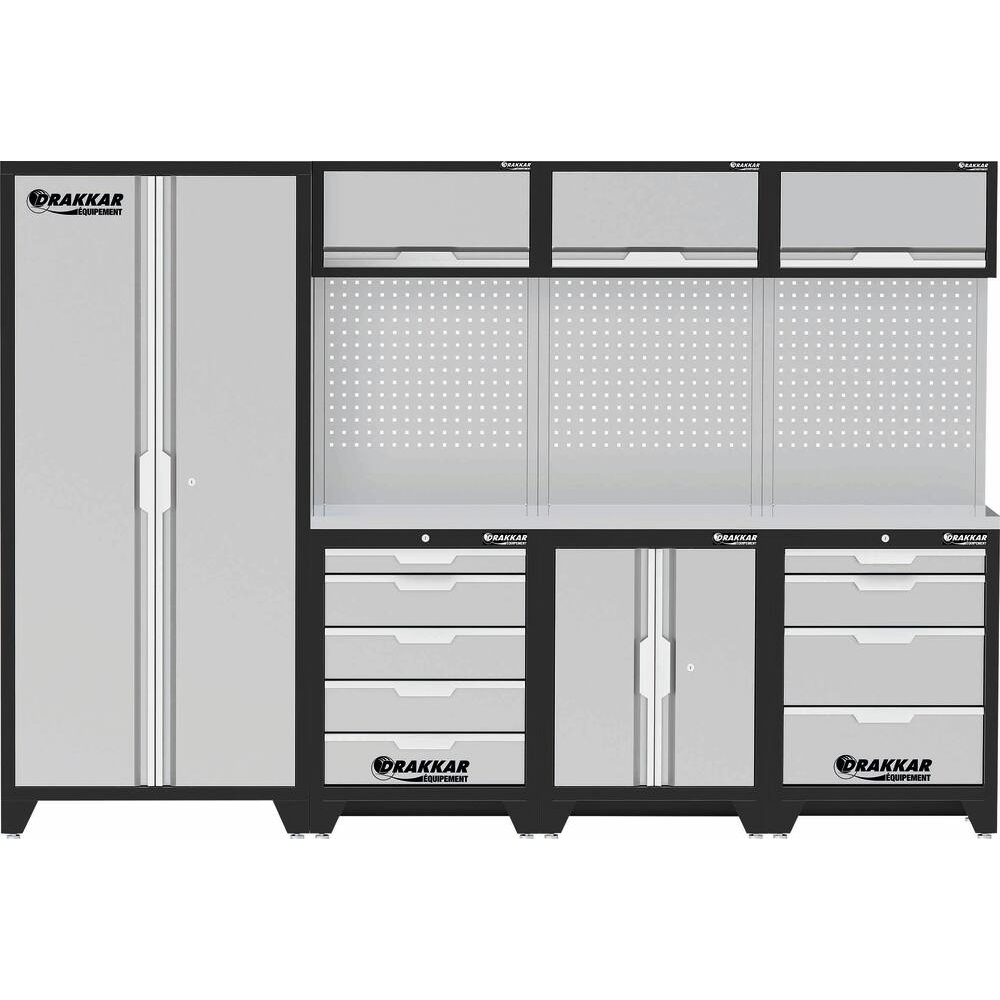 Mobilier d'atelier 4 éléments inox DRAKKAR - 72592
