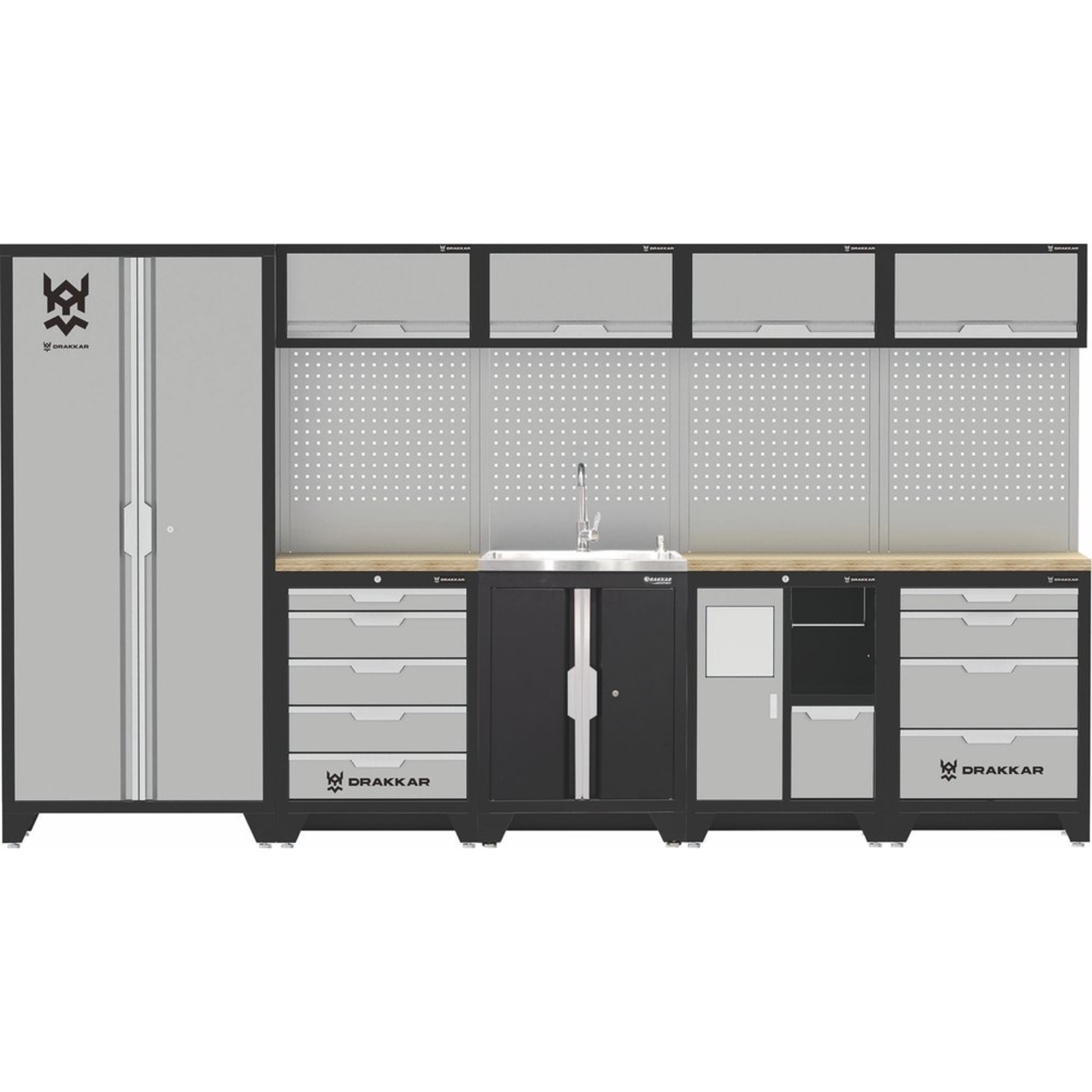 Mobilier d'atelier 5 éléments évier hêtre DRAKKAR EQUIPEMENT - 72603